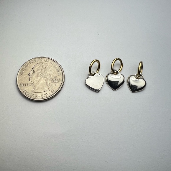 New Pandora Two-tone Splittable Friendship Triple Dangle Charm 925 sterling - Picture 7 of 7